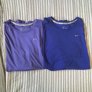 Nike Dri-FIT Running Shirt in Purple